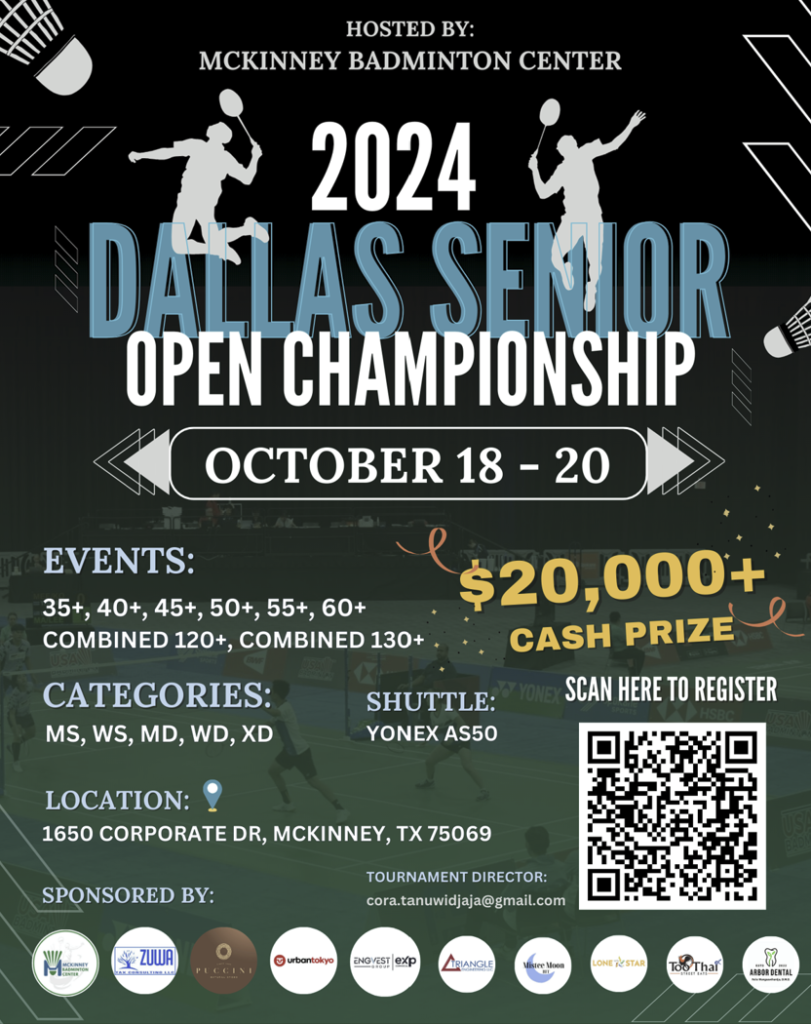 Registration - 2024 Dallas Senior Open Championship